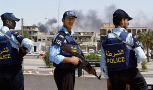 British military work with Iraq police in Basra